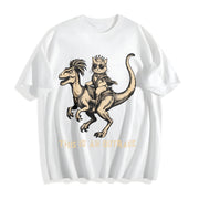 Princess Donut and Mongo Cotton T-Shirt in White