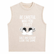 Outdoor Fitness with Salt Vintage Washed Tank Top in Beige