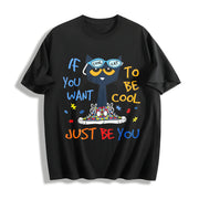 Be If You Want Cotton T-Shirt in Black