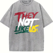 They Not Like Us Vintage Washed T-Shirt in Gray