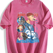 Slim Shady Marshall Mathers Vintage Washed T-Shirt in Red