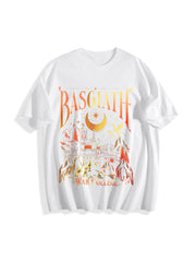 Basgiath War College Cotton T-Shirt in White