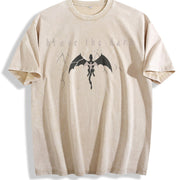 Onyx Storm Xaden Riorson Vintage Washed T-Shirt in Beige