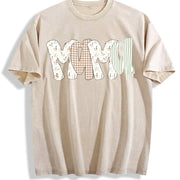 Camo Malard Duck Mama Vintage Washed T-Shirt in Beige