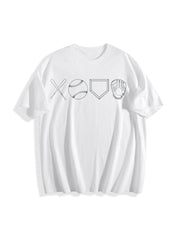 Baseball Tis the Season Baseball Mom Baseball Game Day Cotton T-Shirt in White