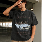 We're Going to Therapy Vintage Washed T-Shirt in Black