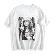 Don't Be a Be a Legend Cotton T-Shirt in White