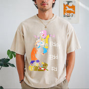 Ed Edd n Eddy Stack Vintage Washed T-Shirt in Beige