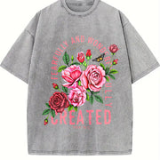 For the Spiritual Urban Explorer Coastal Granddaughter Vintage Washed T-Shirt in Gray