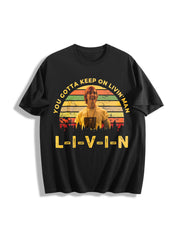 Dazed and Confused Cotton T-Shirt in Black