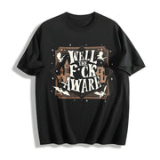 Xaden Riorson Fourth Wing Dragon Rider Quote Cotton T-Shirt in Black