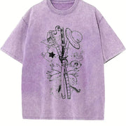 Good Girls Turn Bad Vintage Washed T-Shirt in Purple
