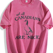Canadian Goose for Spring Vintage Washed T-Shirt in Red