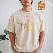 Cozy Chosen Vintage Washed T-Shirt in Beige