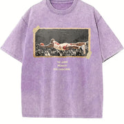 Dennis Give Everything 1996 Chicago Worm vintage washed oversized T-shirt in Purple