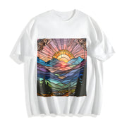 God Turns Broken Pieces Into Masterpieces Cotton T-Shirt in White