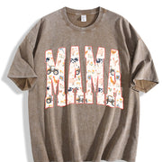 Farm Mama Country Mom Vintage Washed T-Shirt in Brown