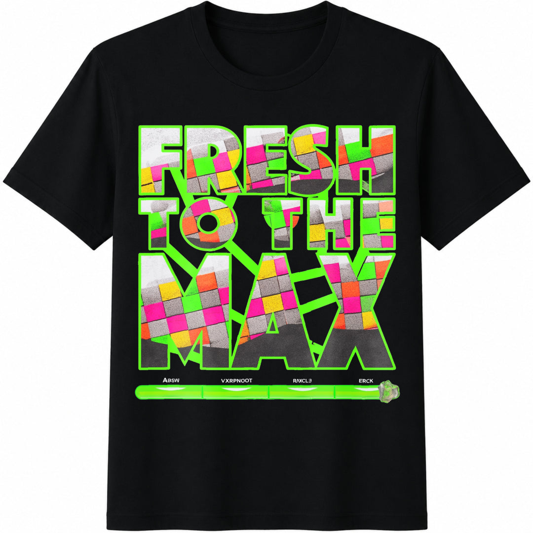 Air Max 95 Woven Multi Cotton T-Shirt in Black