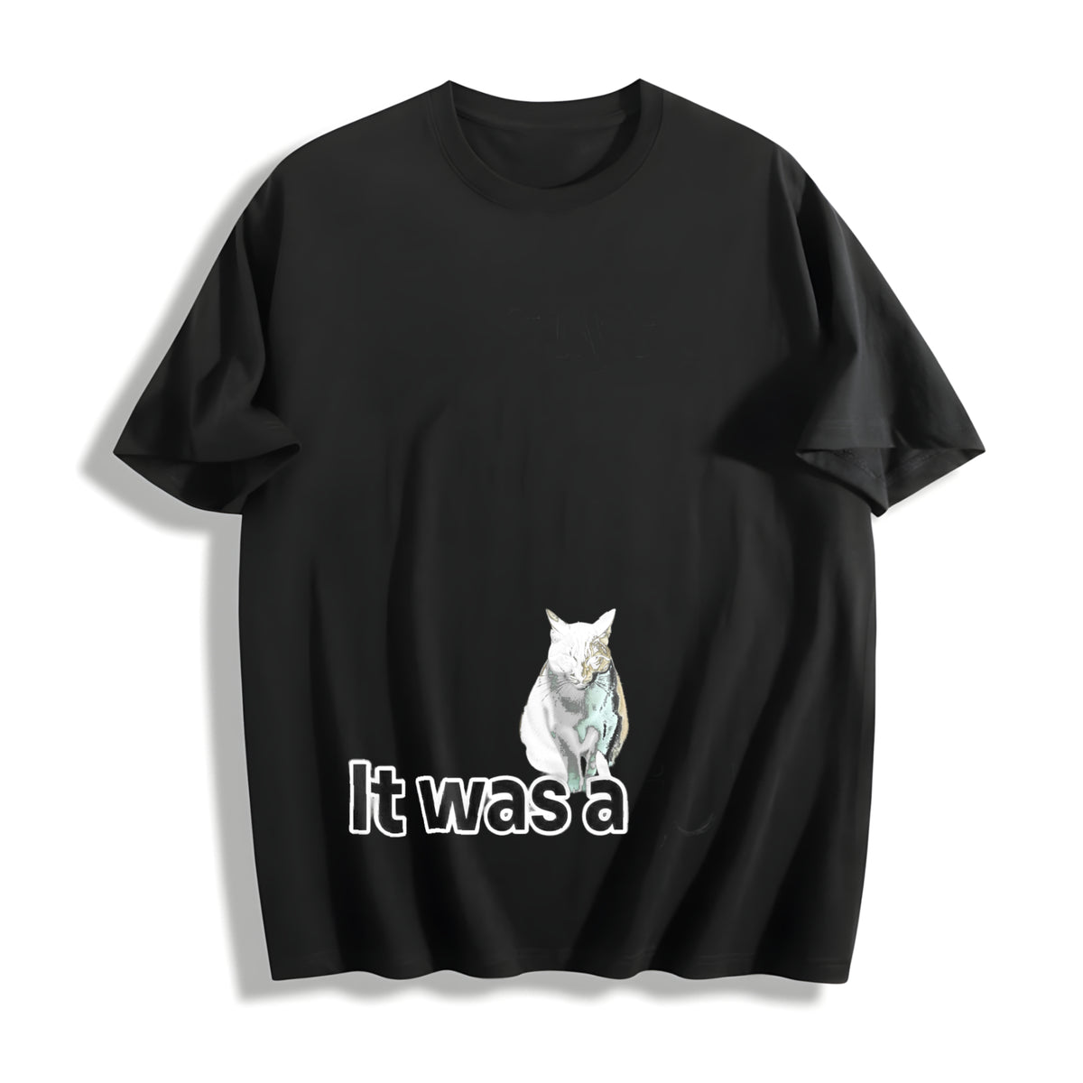 It Was a Joke Cotton T-Shirt in Black