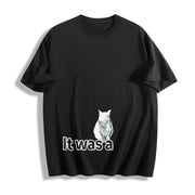 It Was a Joke Cotton T-Shirt in Black