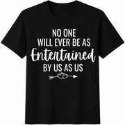 Best Friend Bestie Cotton T-Shirt in Black