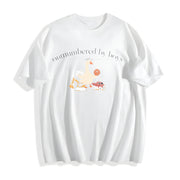 Outnumbered by Boys Cotton T-Shirt in White