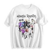Atlanta Kaisen Jujutsu Kaisen Anime Cotton T-Shirt in White