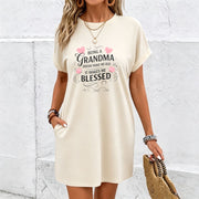 Being a Grandma Doesn't Mean I'm Old, Let Me Be Happy Cotton T-Shirt in White