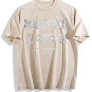 Maybe Later but Probably Not Vintage Washed T-Shirt in Beige