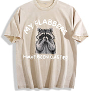My Flabbers Have Been Gasted Vintage Washed T-Shirt in Beige