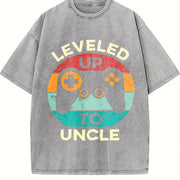 Leveled Up to Uncle Vintage Washed T-Shirt in Gray
