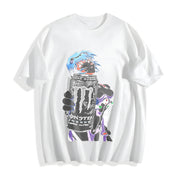 Rei Ayanami X Monster Cotton T-Shirt in White