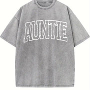 Retro Urban Ideal for SpringSummer Vintage Washed T-Shirt in Gray