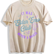 Ladies 230gsm Blockbuster Vintage Washed T-Shirt in Beige