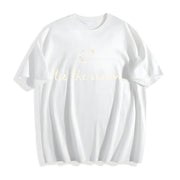 Tis the Season Football Season Cotton T-Shirt in White