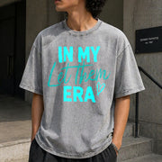 In My Let Them Era Vintage Washed T-Shirt in Gray
