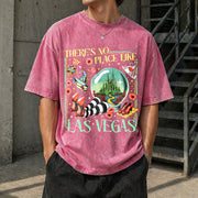 The Wonderful Wizard Vintage Washed T-Shirt in Red