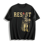Smokey Bear Resist Cotton T-Shirt in Black