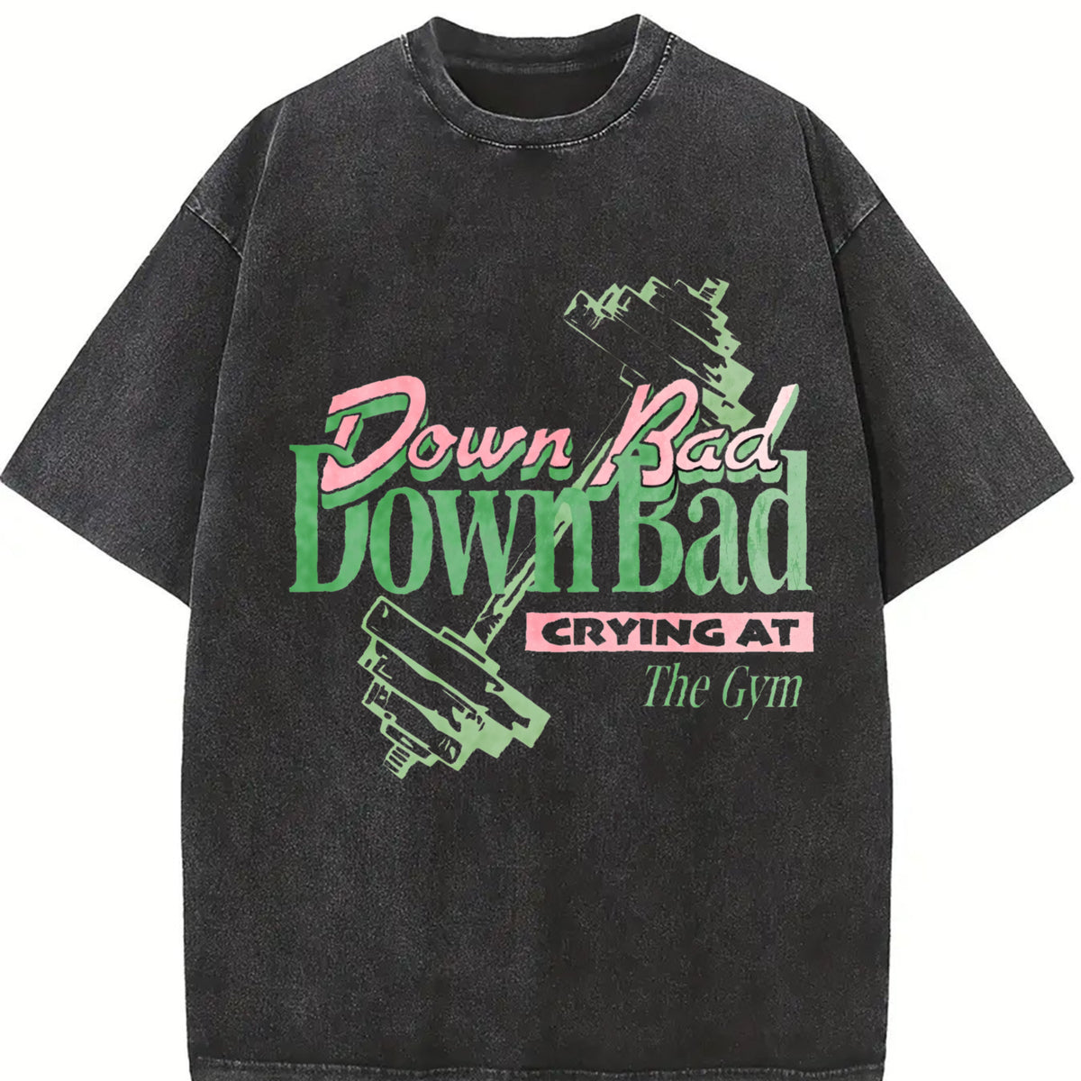 Born Down Bad Vintage Washed T-Shirt in Black