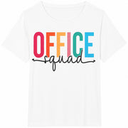 Office Squad / Matching Office / Coworker / Secretary / Cotton T-Shirt in White