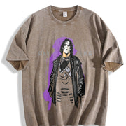 WWE Sting Iconic Wrestling Classic Fan vintage washed oversized T-shirt in Brown