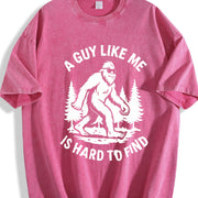 Retro a Guy Like Me Is Hard to Find Vintage Washed T-Shirt in Red
