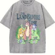 The Land Before Time Vintage Washed T-Shirt in Gray