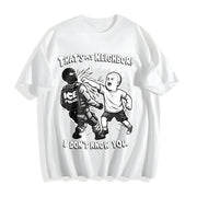 That's My Neighbor Anti-ICE Cotton T-Shirt in White