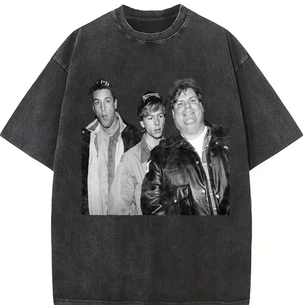 Adam Sandler Adam Sandler Movies Actors Man Shortsleeve vintage washed oversized T-shirt in Black