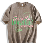 Born Down Bad Vintage Washed T-Shirt in Brown