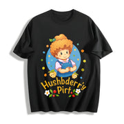 Cartoon Strawberry Shortcake Friends Nostalgia 80 Cotton T-Shirt in Black
