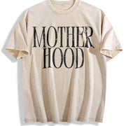 Mother Hood Mama Vintage Washed T-Shirt in Beige