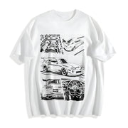 JDM 90s Supra Cotton T-Shirt in White