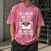 Outdoor Fitness with Salt Vintage Washed T-Shirt in Red